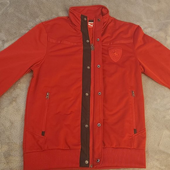 Puma Official Scuderia Ferrari F1 Racing Red Track Jacket - Men's - Medium (M) - Picture 2 of 7